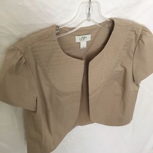 Ann Taylor Loft Lightweight Cropped Jacket